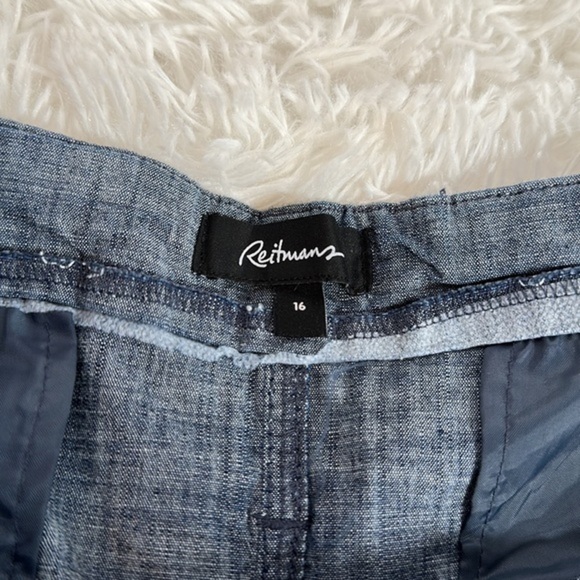 Reitmans Faux Denim Style Casual Shorts - Picture 8 of 9